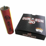 Петарды фитильные - ТМ ВОЛК - DUM BUM 30 - B031 - размер 119*26-30 мм., громкий хлопок ≈ .. ПЕТАРДЫ ФИТИЛЬНЫЕ DUM BUM 30 (4 шт) - Петарды, бомбачки, корсары в Москве