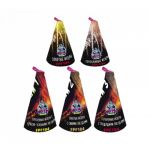 Время работы: 35 сек<br>
Штук в упаковке: 5<br> <br>
Уличный конусный фонтан - Favorite Pyro Group - FPF104 - ФОНТАН 3 Уличный фонтан ФОНТАН 3" дюйма 2 штуки + ФОНТАН 4" дюйма 3 штуки - Купить наземные пиротехнические фонтаны в Москве