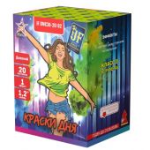 Дневной салют - Joker Fireworks - JF DMC30-20/02 - КРАСКИ ДНЯ - 1,2 Дневной салют "КРАСКИ ДНЯ" (синий)